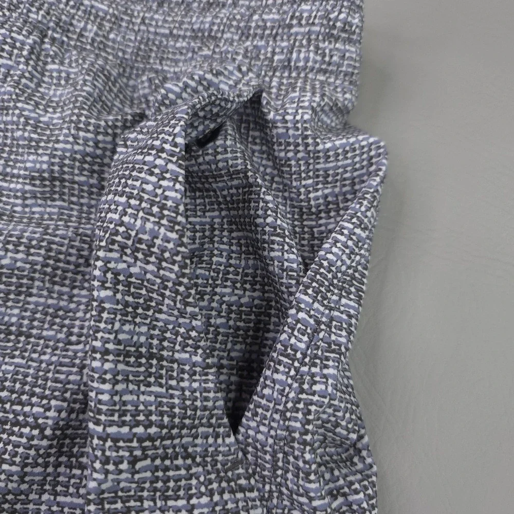 Lululemon Shorts Men Small Gray Geometric Pace Breaker Linerless 7in Performance